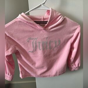 Girls size 4 Juicy Couture pink hoodie
